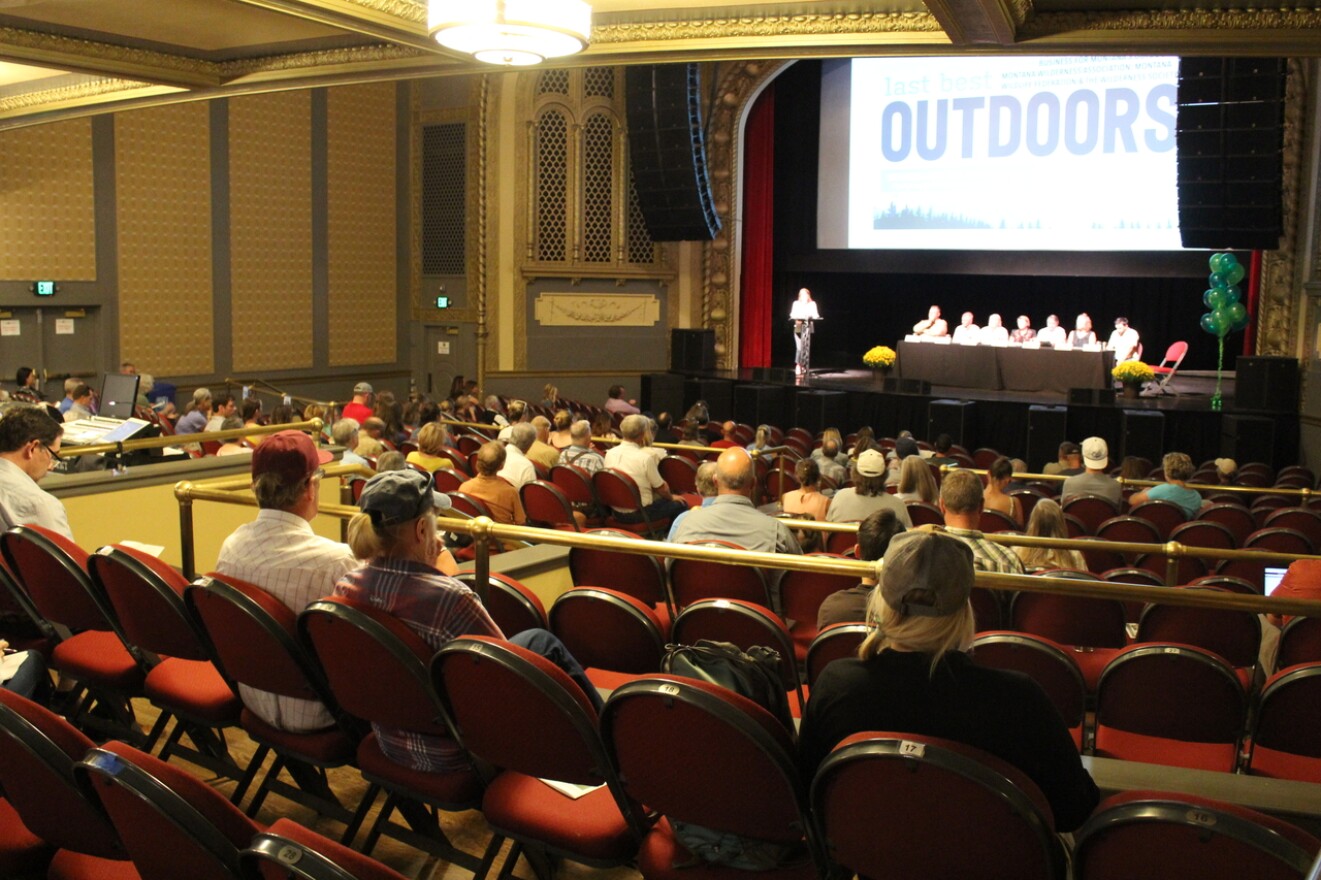 About 200 people attended the festival's business panel at the Wilma Theater in Missoula